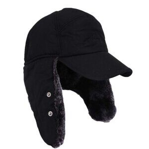 Faux Fur Lined Trapper Hat Winter Aviator Bomber Windproof Unisex Cap Ear Flaps!
